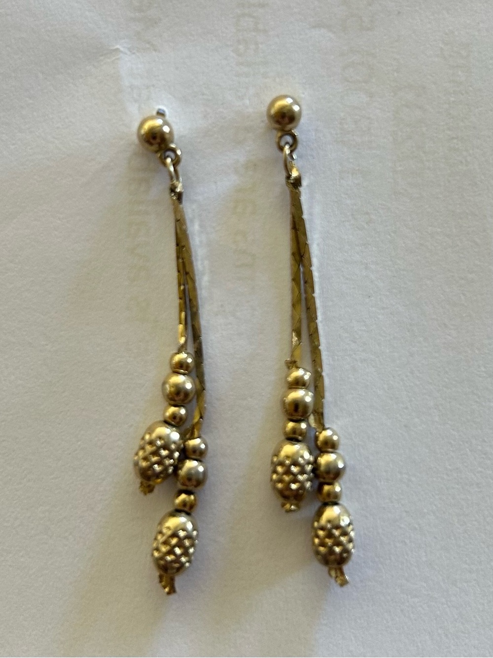 Gold Drop Earrings
